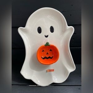 Too Cute Ghost Pumpkin Dip Tray Plate